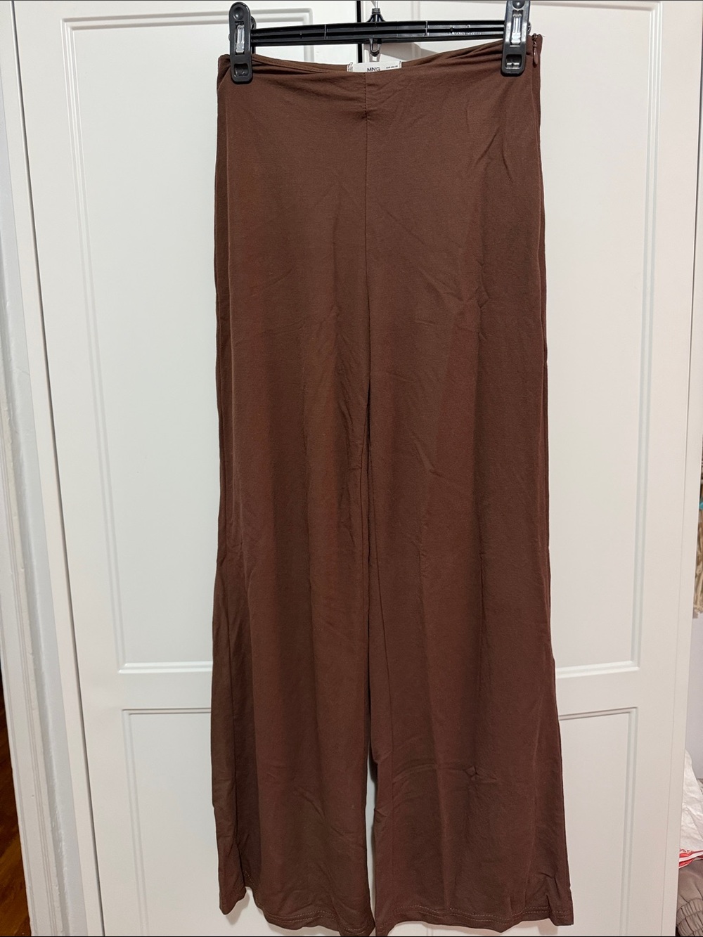 Mango Brown Wide-Leg Trousers
